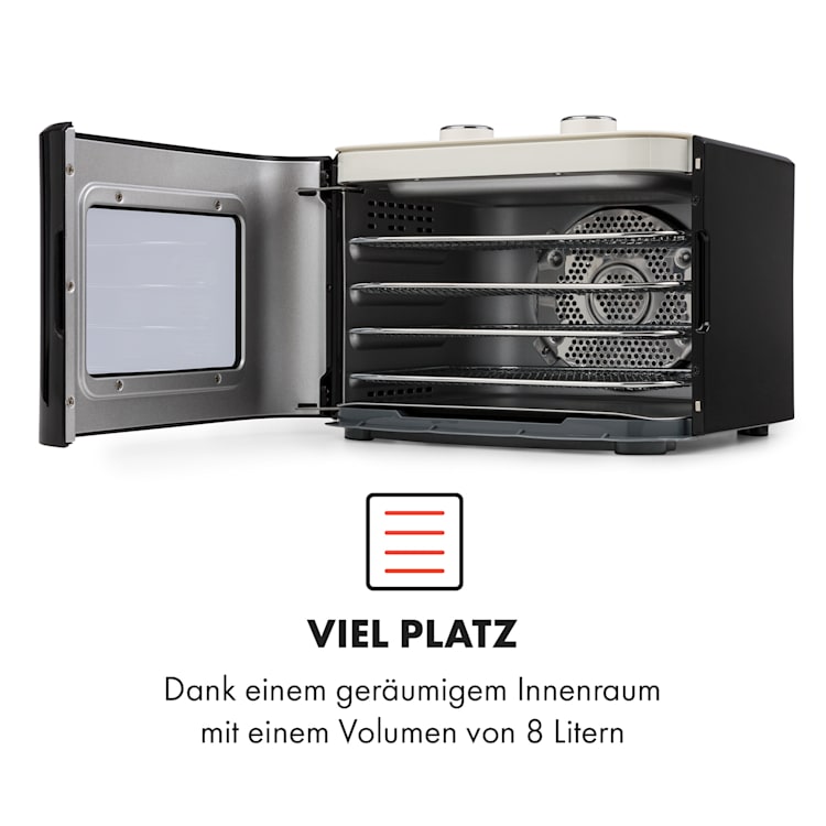 Tutti Frutti Dörrautomat 400W 35-80°C 8 Liter Schwarz