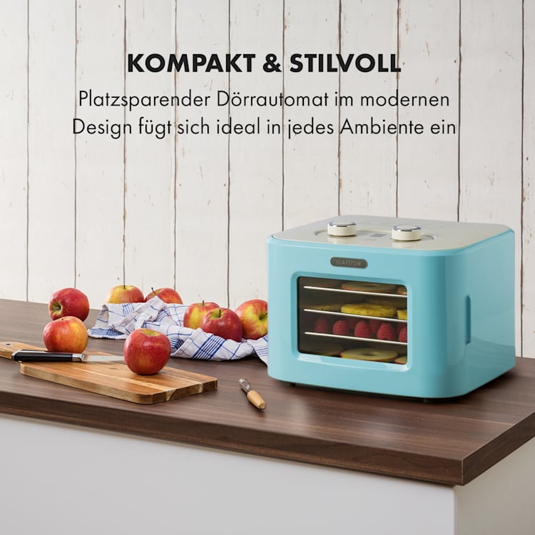 Tutti Frutti Dörrautomat 400W 35-80°C 8 Liter Blau