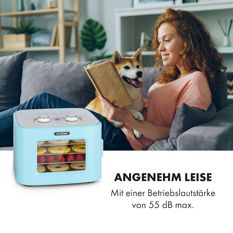 Tutti Frutti Dörrautomat 400W 35-80°C 8 Liter Blau