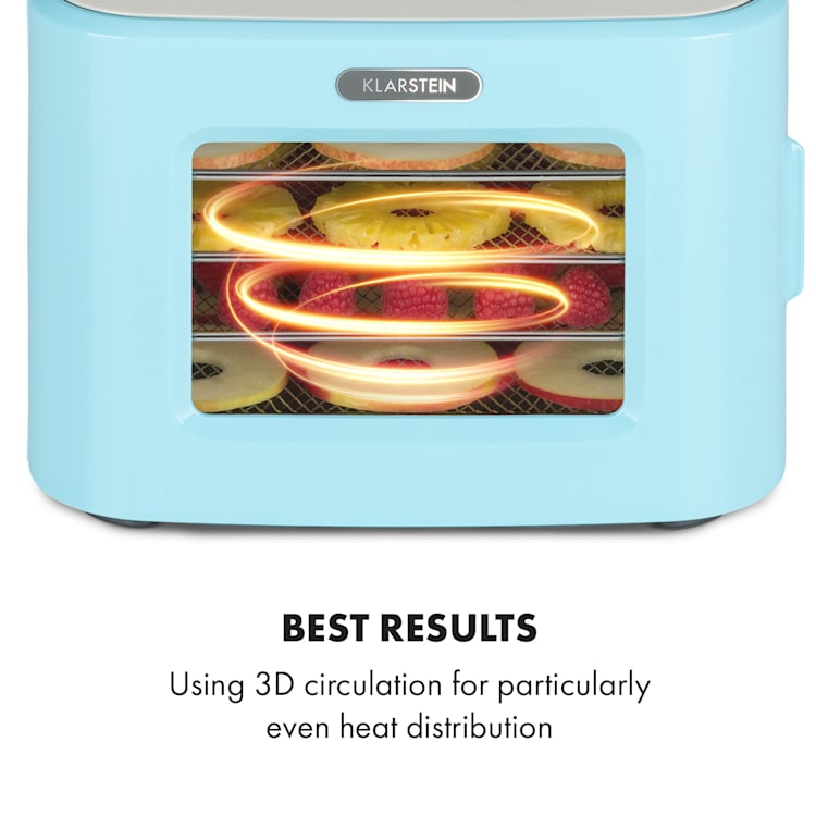 Tutti Frutti déshydrateur 400W 35-80°C 8 litres Bleu