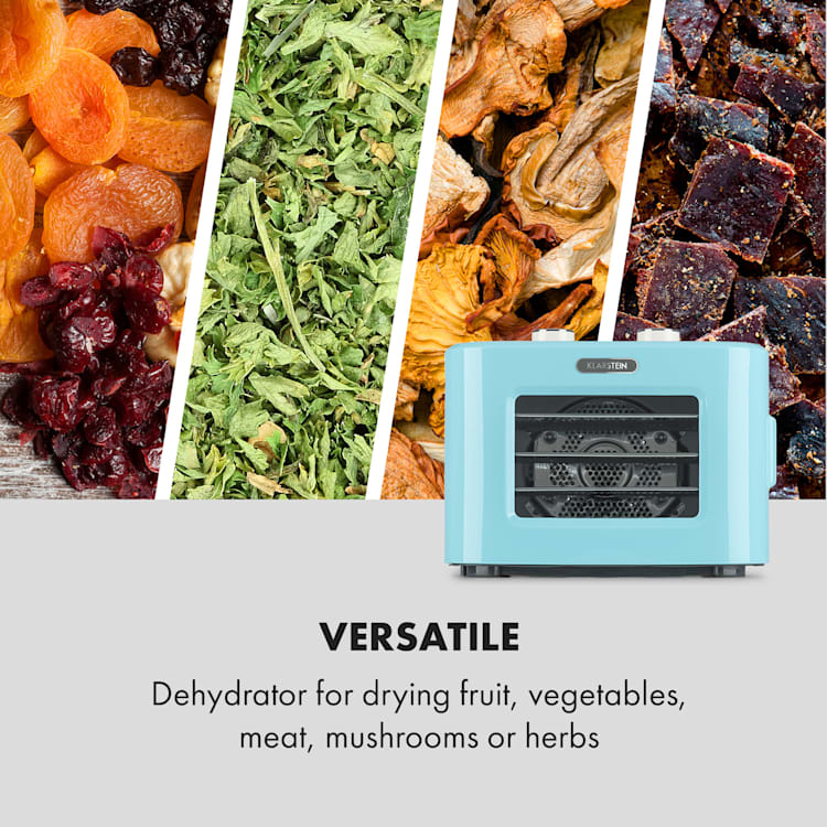 Tutti Frutti déshydrateur 400W 35-80°C 8 litres Bleu
