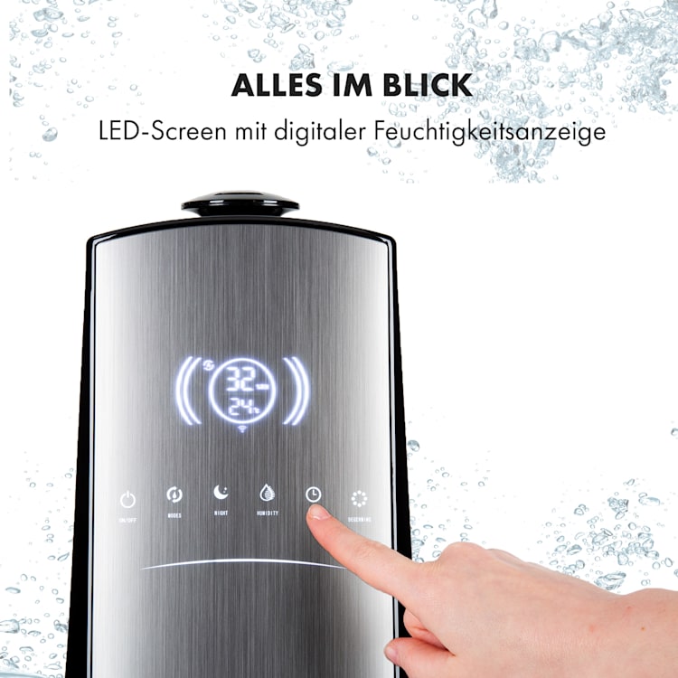 VapoAir Opal Smart Luftbefeuchter App-Steuerung LED-Screen Fernbedienung Mit WiFi