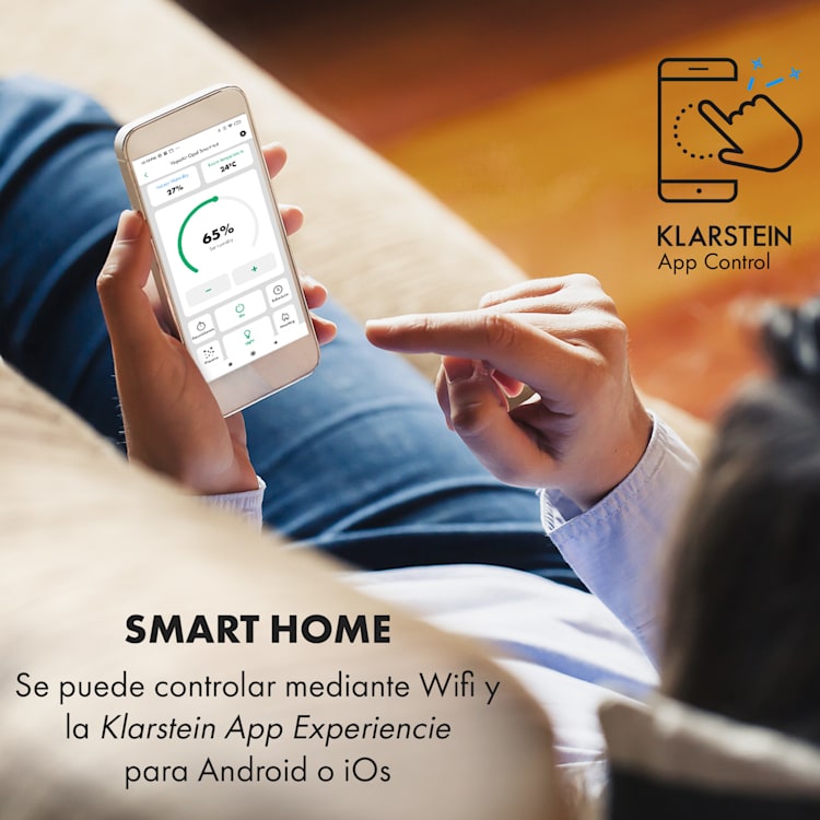 VapoAir Opal Humidificador Inteligente Control de App Pantalla LED Control Remoto Con wifi