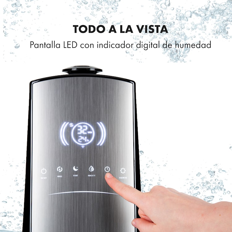 VapoAir Opal Humidificador Inteligente Control de App Pantalla LED Control Remoto Con wifi