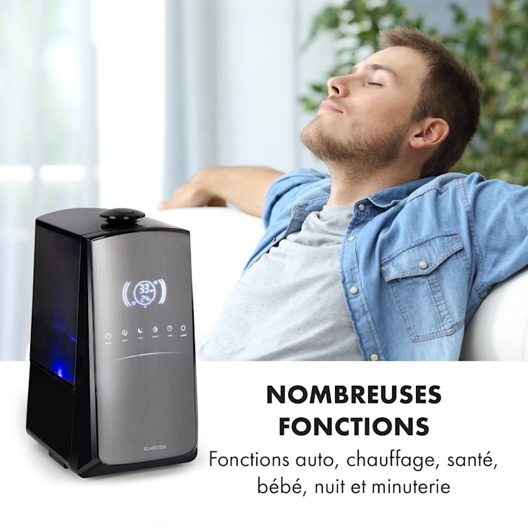 VapoAir Opal Smart humidificateur d'air contrôle par appli écran LED télécommande Avec Wifi