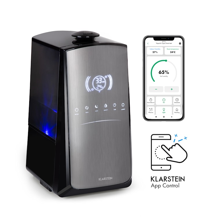 VapoAir Opal Smart humidificateur d'air contrôle par appli écran LED télécommande Avec Wifi