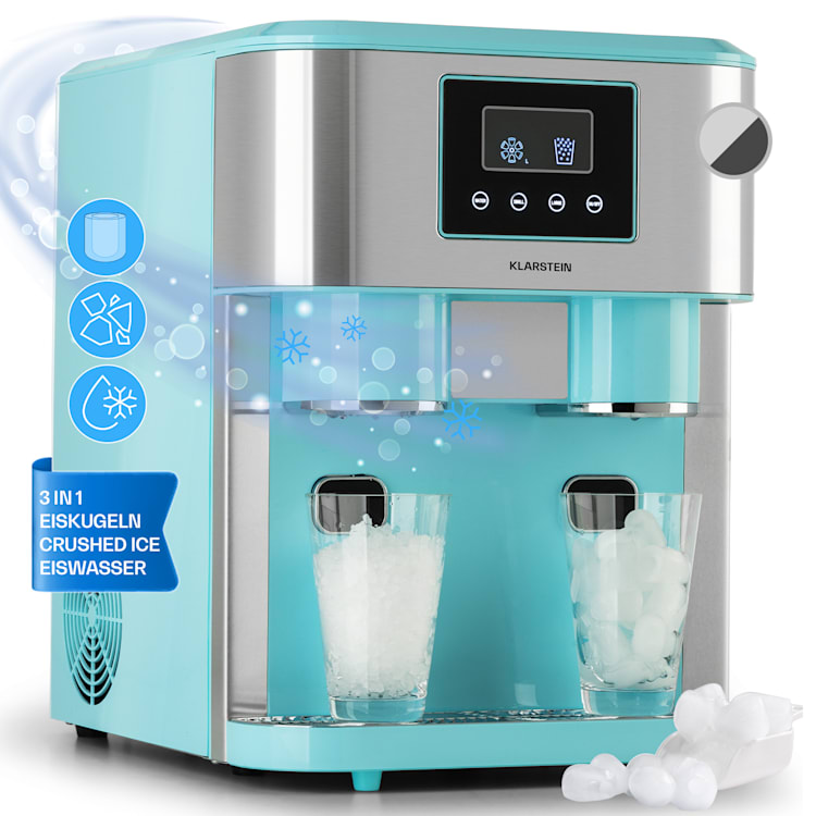 Eiszeit Crush Eiswürfelmaschine 2 Größen Crushed Ice Pastellblau