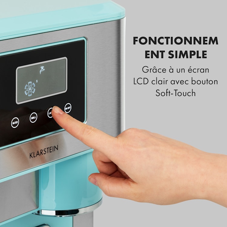 Eiszeit Crush machine à glaçons 2 tailles de glace pilée Bleu Pastel