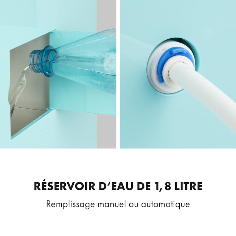 Eiszeit Crush machine à glaçons 2 tailles de glace pilée Bleu Pastel