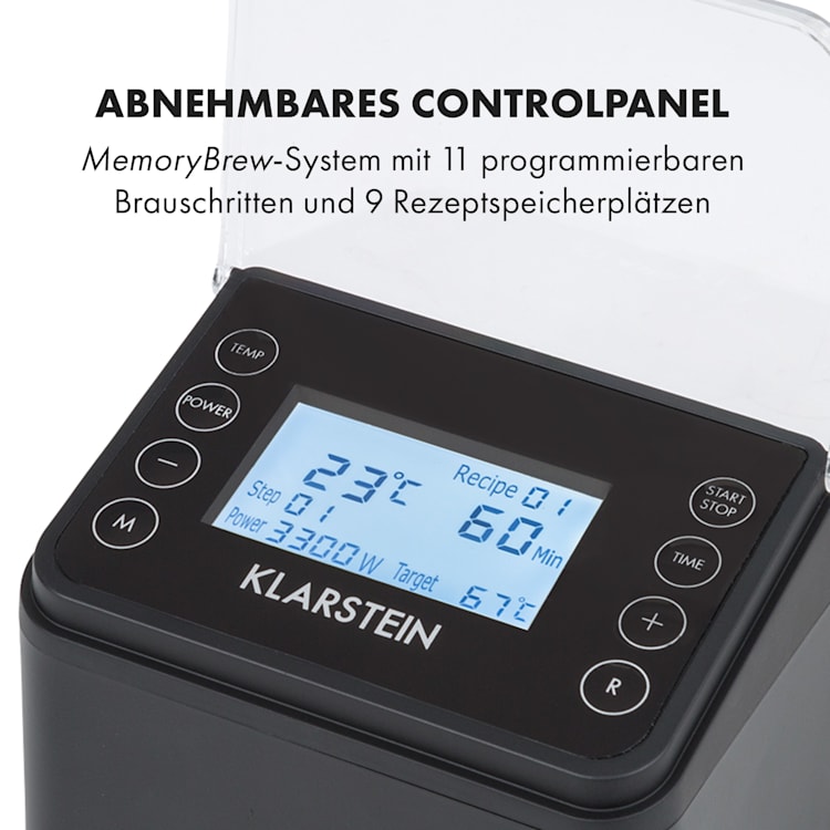 Brauheld Pro Maischekessel 3300W 70L 30-100°C Umwälzpumpe Edelstahl