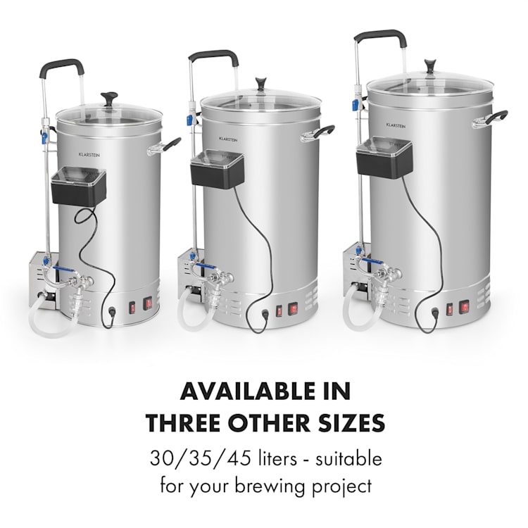Brauheld Pro cuve de brasage 3300W 70L 30-100°C pompe de circulation inox