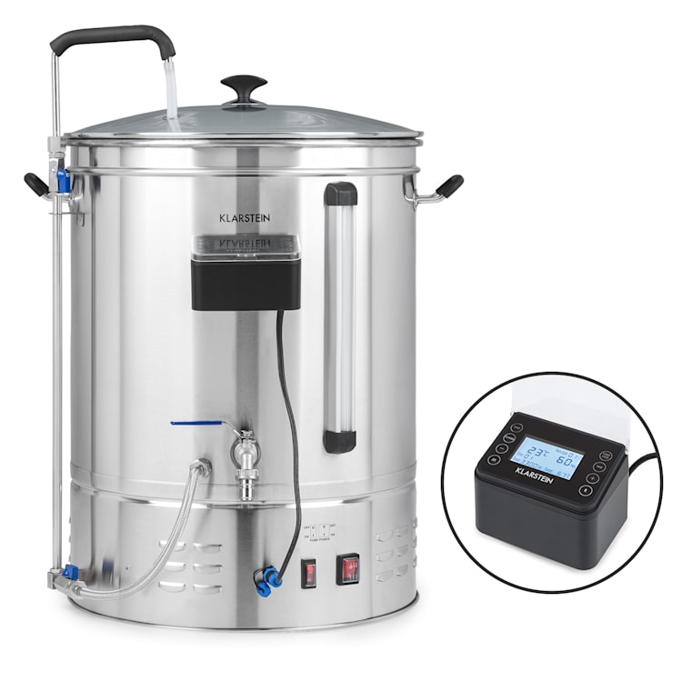 Brauheld Pro Maischekessel 3300W 70L 30-100°C Umwälzpumpe Edelstahl