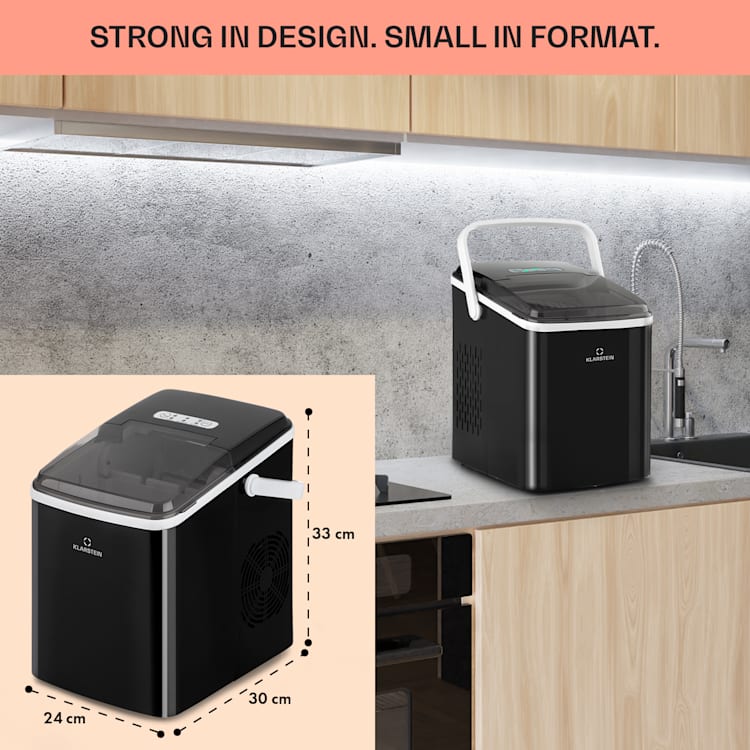 Arctic Porter Machine à glaçons sphériques 12kg/24h inox Noir