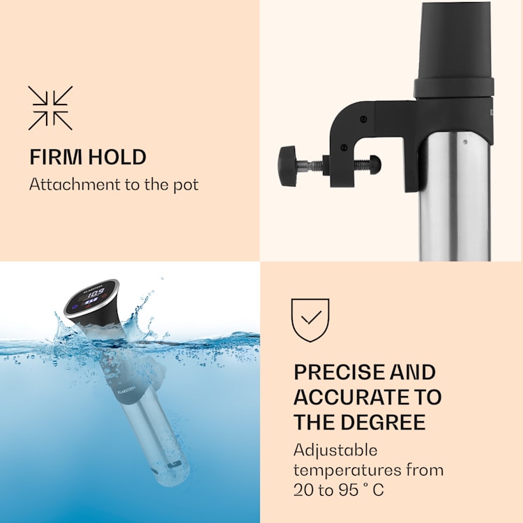 Quickstick Smart sous-vide pomp 3D circulatie 20-95 °C