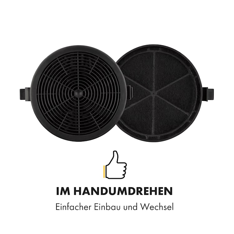 Sofia Aktivkohlefilter für Dunstabzugshauben 2 x Filter Umluftbetrieb