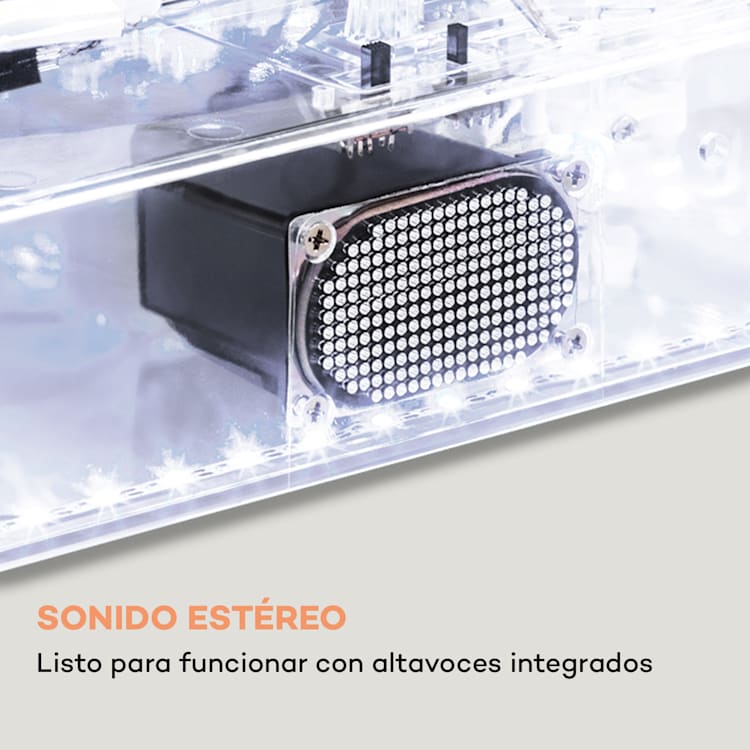 ClearTech Tocadiscos 33/45/78 rpm Bluetooth altavoz estéreo
