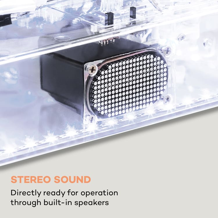 ClearTech, gramofón, 33/45/78 otáčok za minútu, Bluetooth, stereo reproduktory