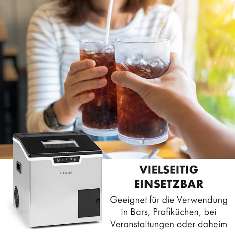 Icefestival Bullet Eiswürfelbereiter 400W 1,9l 20kg/24h Bullet-Eis