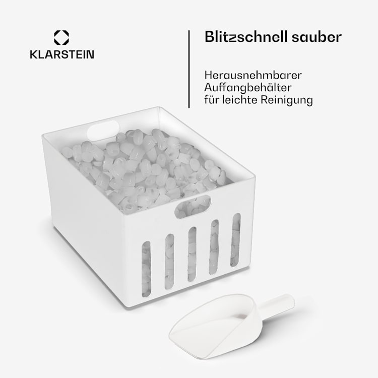 Icefestival Bullet Eiswürfelbereiter 400W 1,9l 20kg/24h Eisform: Kugel | Silber