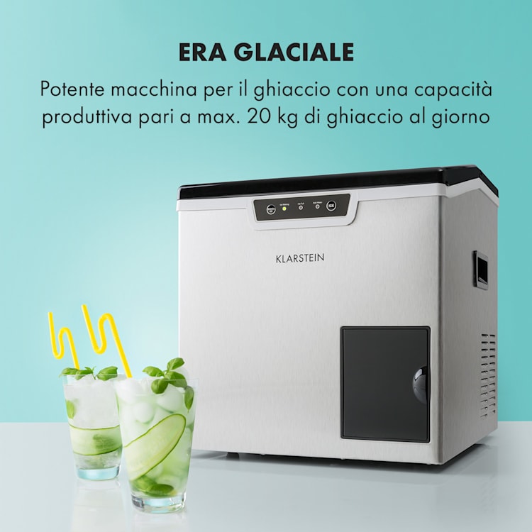 Icefestival Bullet, Macchina del Ghiaccio, 1,9l, 20kg/24h, 400W proiettile