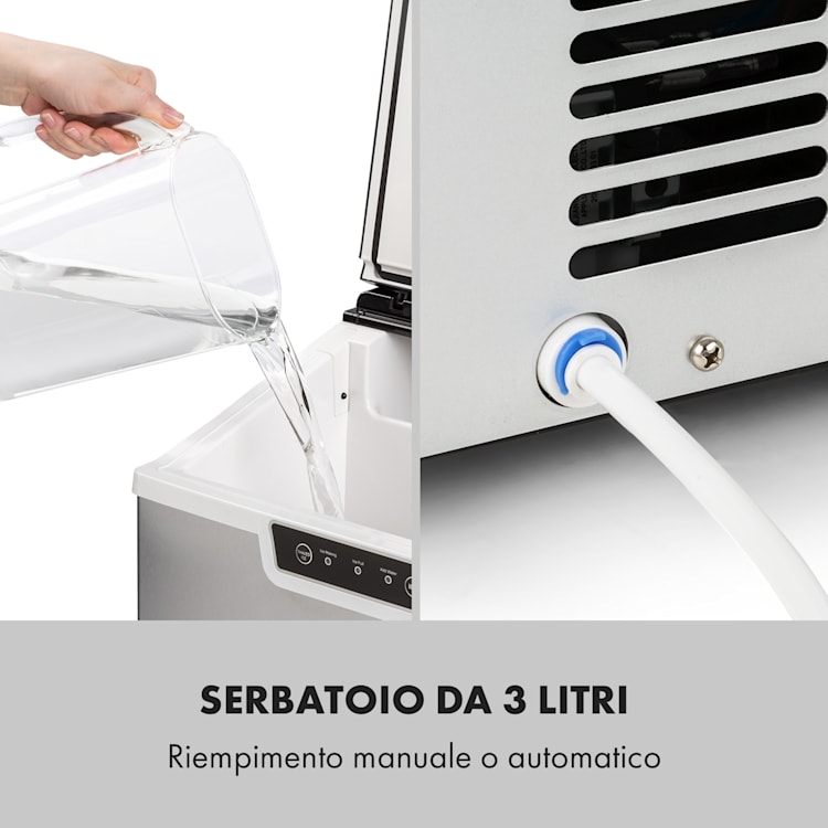 Icefestival Bullet, Macchina del Ghiaccio, 1,9l, 20kg/24h, 400W proiettile