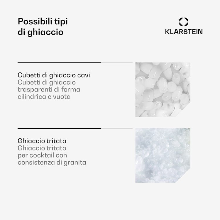 Icefestival Bullet, Macchina del Ghiaccio, 1,9l, 20kg/24h, 400W proiettile