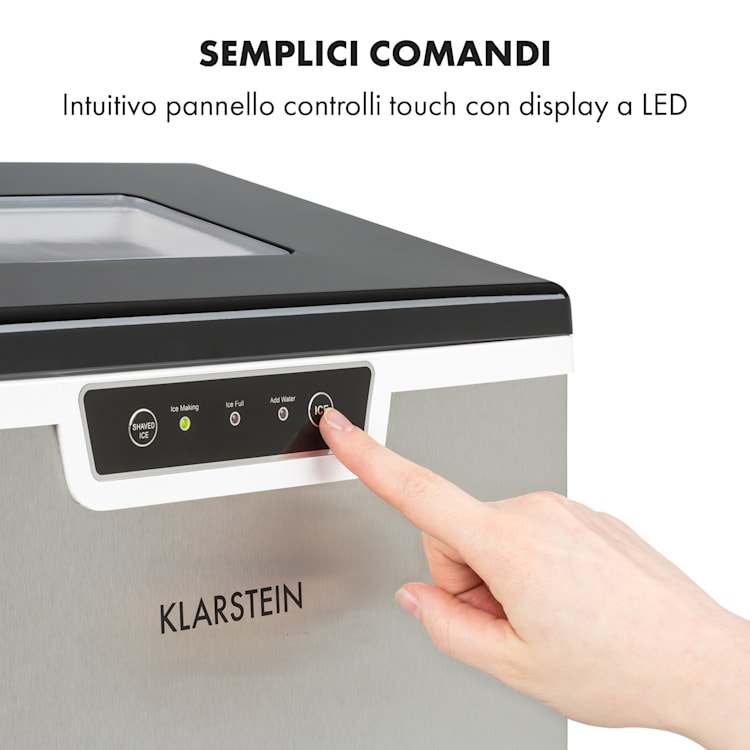 Icefestival Bullet, Macchina del Ghiaccio, 1,9l, 20kg/24h, 400W proiettile
