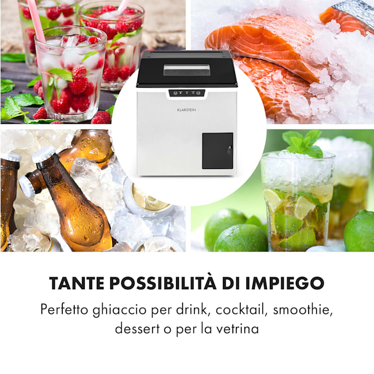 Icefestival Bullet, Macchina del Ghiaccio, 1,9l, 20kg/24h, 400W proiettile