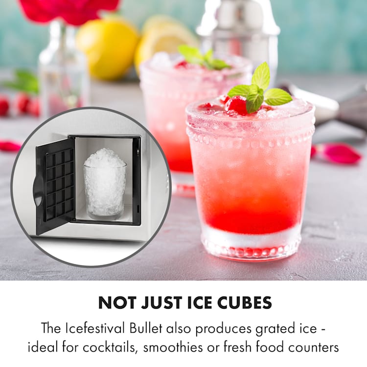 Icefestival Bullet Isbitsmaskin 400W 1,9l 20kg/24h kula