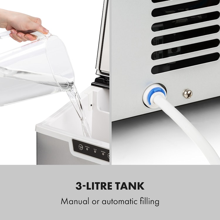 Icefestival Bullet Isbitsmaskin 400W 1,9l 20kg/24h kula