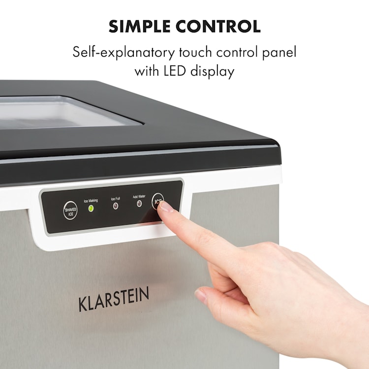 Icefestival Bullet Isbitsmaskin 400W 1,9l 20kg/24h kula