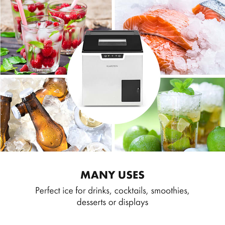 Icefestival Bullet Isbitsmaskin 400W 1,9l 20kg/24h kula