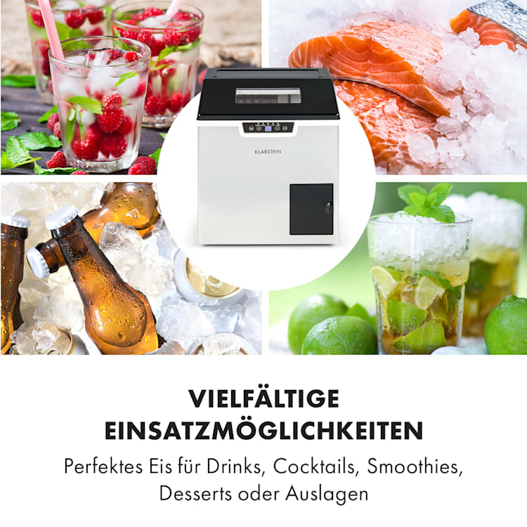 Icefestival Cube Eiswürfelbereiter 400W 1,9l 20kg/24h Eiswürfel