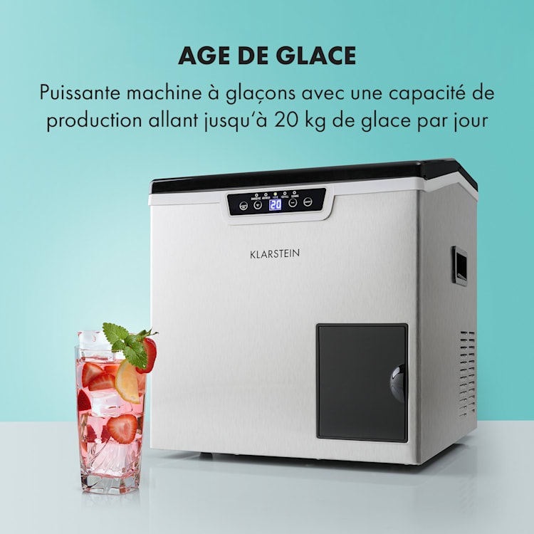 Icefestival Cube ijsblokjesmaker 400W 1,9l 20kg/24h ijsblokjes