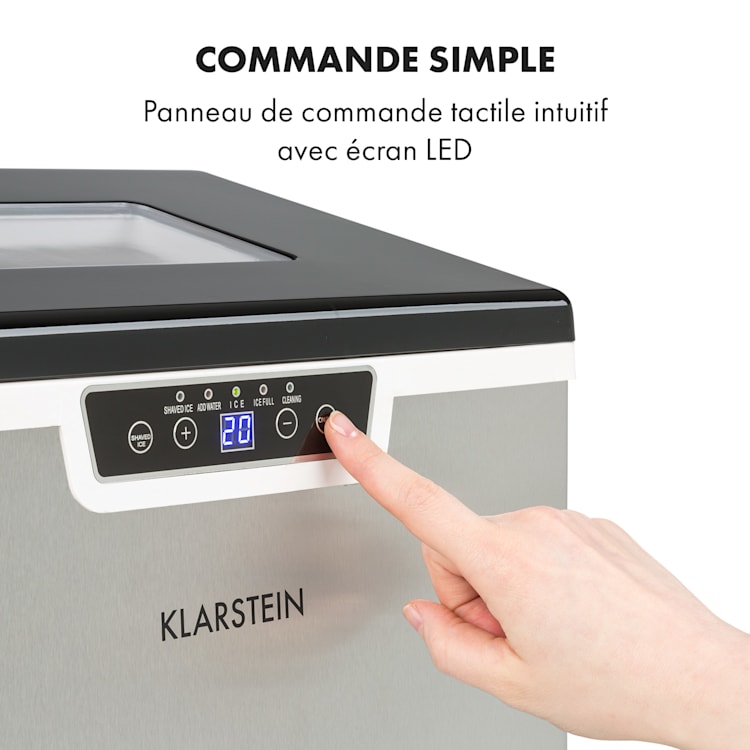Icefestival Cube ijsblokjesmaker 400W 1,9l 20kg/24h ijsblokjes