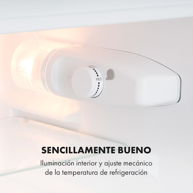 Combinación frigorífico-congelador Big Daddy Cool 87 litros 40 dB clase de eficiencia energética F 87 L | Negro