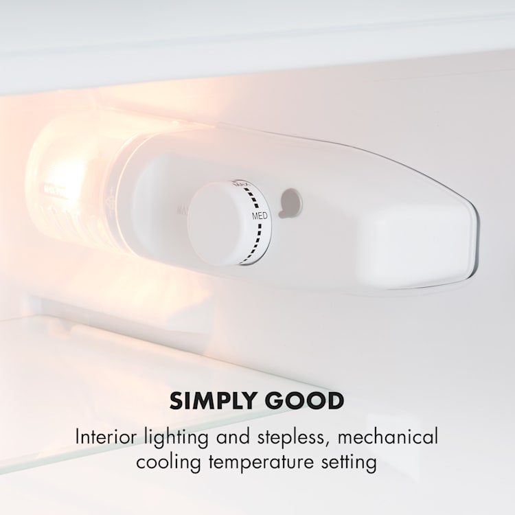 Big Daddy Cool, kombinovaná chladnička, 61/26 l, 40 dB, energet. trieda F, čierna 87 Ltr | Čierna