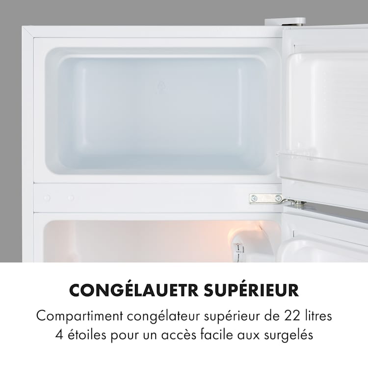 Réfrigérateur-congélateur Big Daddy Cool 87 Liter 40dB CEE F 87 L | Blanc