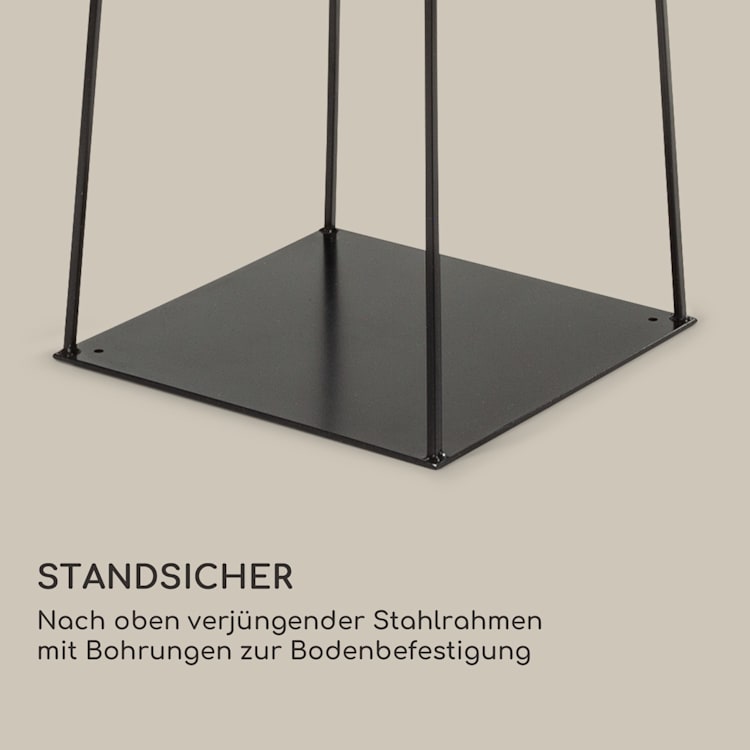 Firetower Ethanol-Kamin Sicherheitsbrenner 250 ml / 1,5 h Löschhilfe Flammenschutz Schwarz