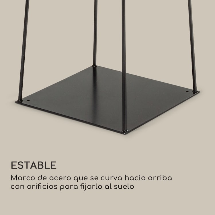 Quemador de seguridad para chimeneas de etanol Firetower 250 ml / 1,5 h Ayuda para la extinción de llamas Negro