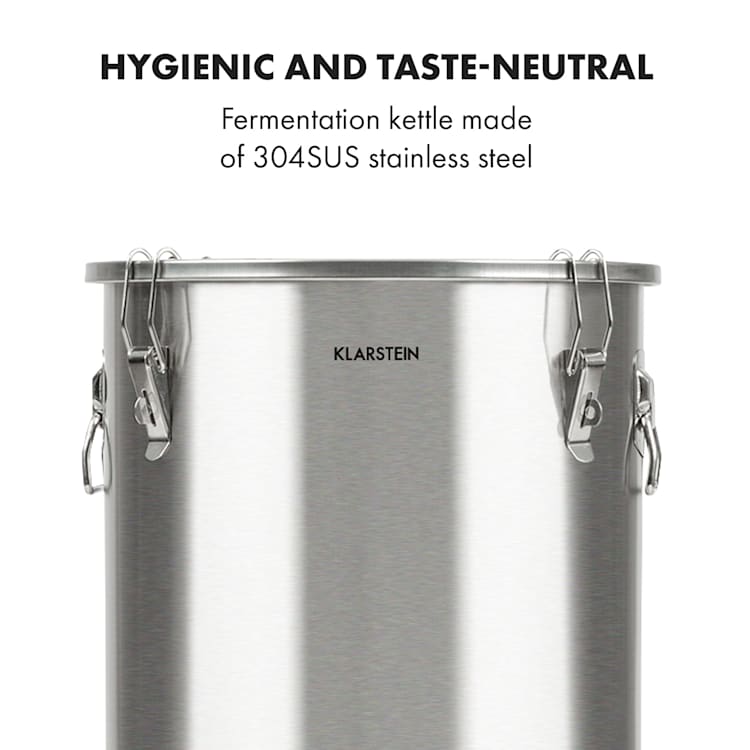 Gärkeller Pro XL, fermentačný kotol, 60 litrov, výpustný ventil na kvasinky, 304 ušľachtilá oceľ