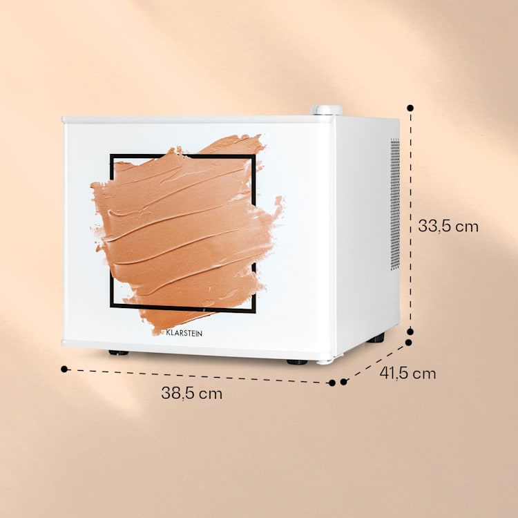 Pretty Cool, chladnička na kozmetiku, 17 l, 50 W, 1 polica, Apricot Marhuľový