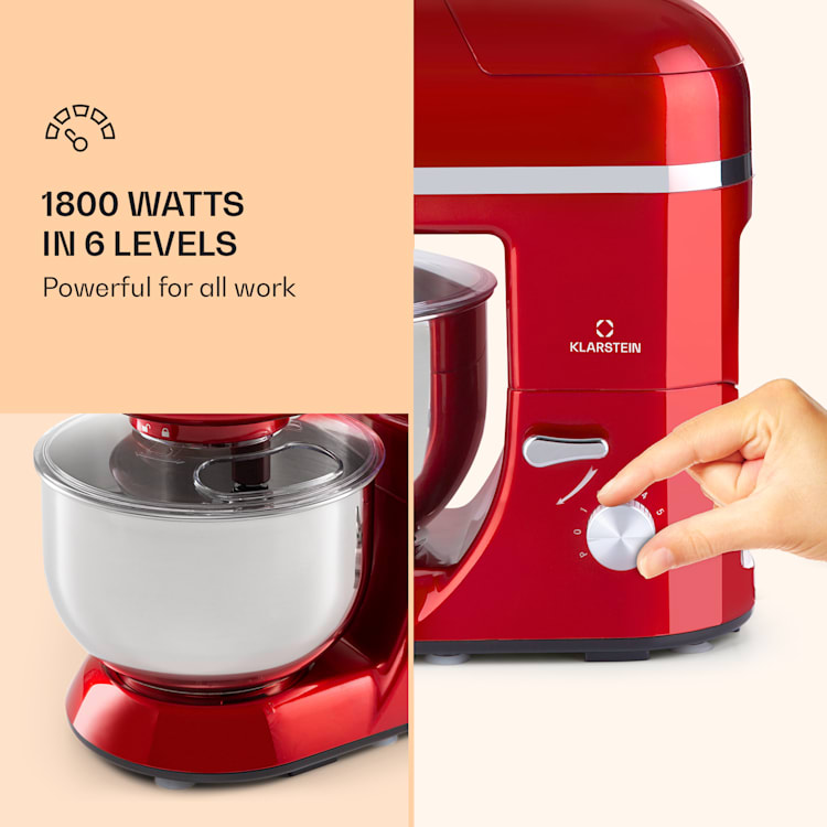 Lucia Elegance, robot kuchenny, mikser, maszynka do mięsa, 1800 W, nie zawiera BPA