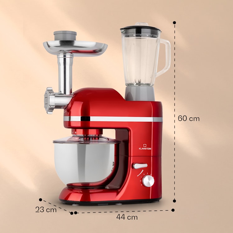 Lucia Elegance, robot kuchenny, mikser, maszynka do mięsa, 1800 W, nie zawiera BPA