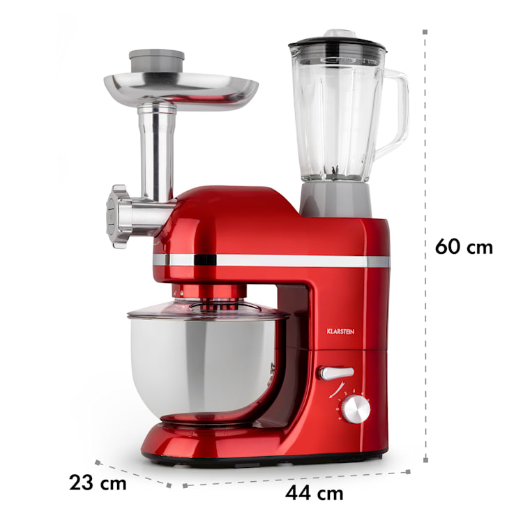 Lucia Elegance, robot kuchenny, mikser, maszynka do mięsa, 1800 W, nie zawiera BPA