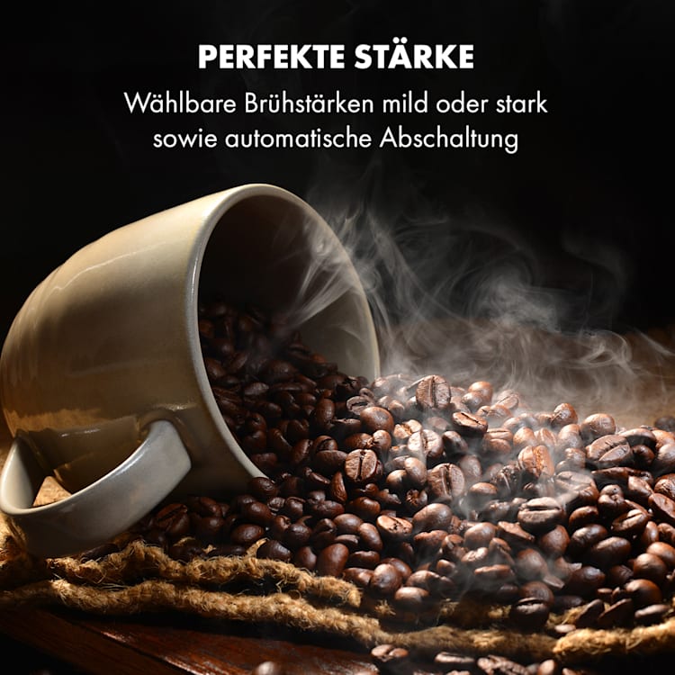 Aromatica Taste 6 Kaffeemaschine Kegelmahlwerk 6 Tassen