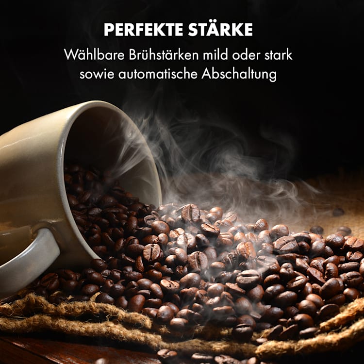 Aromatica Taste 10 Kaffeemaschine Kegelmahlwerk 10 Tassen