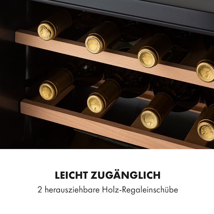 Vinamour 12 Uno Weinkühlschrank 12Fl./46l 4-18°C 40dB