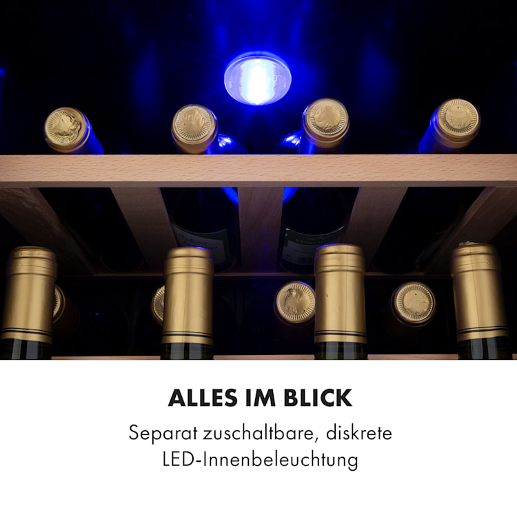 Vinamour 12 Uno Weinkühlschrank 12Fl./46l 4-18°C 40dB