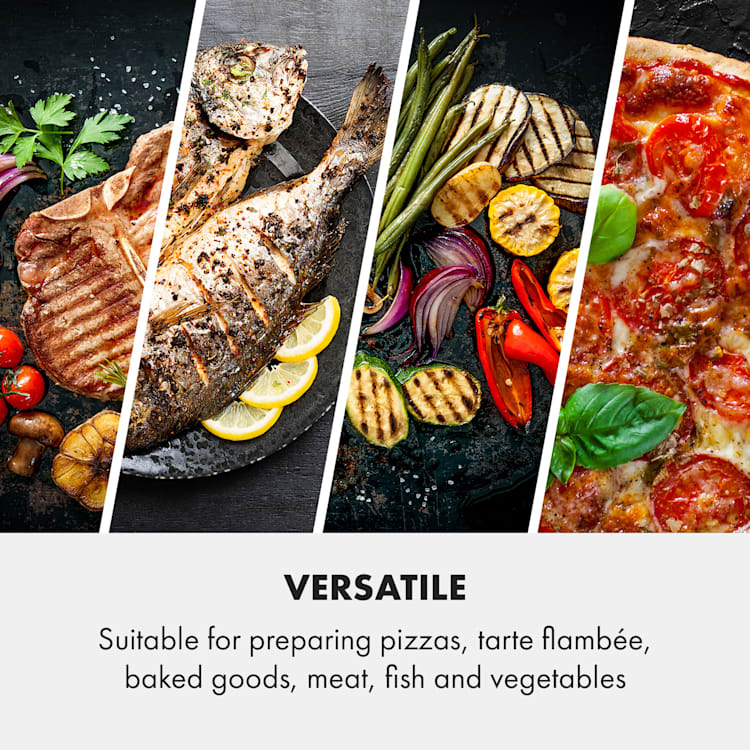 Pizzaiolo Neo, plynová pec na pizzu, vrátane kameňa na pizzu, termometer, nehrdzavejúca oceľ